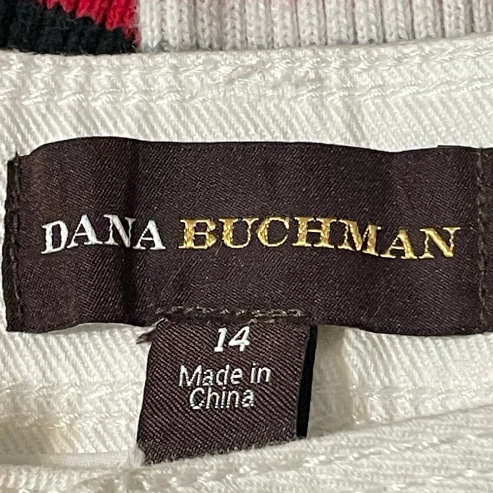 Dana Buchman‎ size 14 white capri pants Women’s cotton capri pant